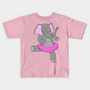 Dancing Elephant Kids T-Shirt